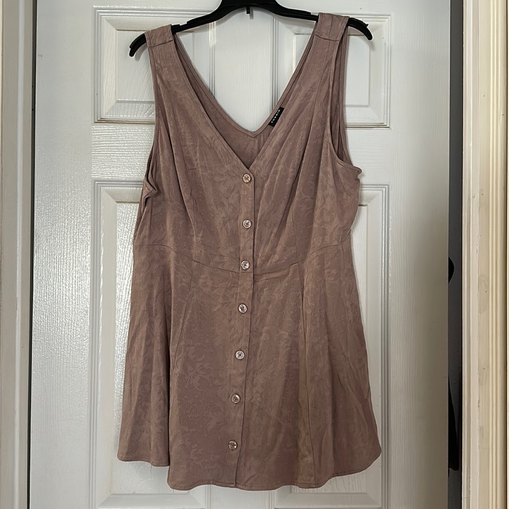 Torrid Dusty Rose Corset Tank